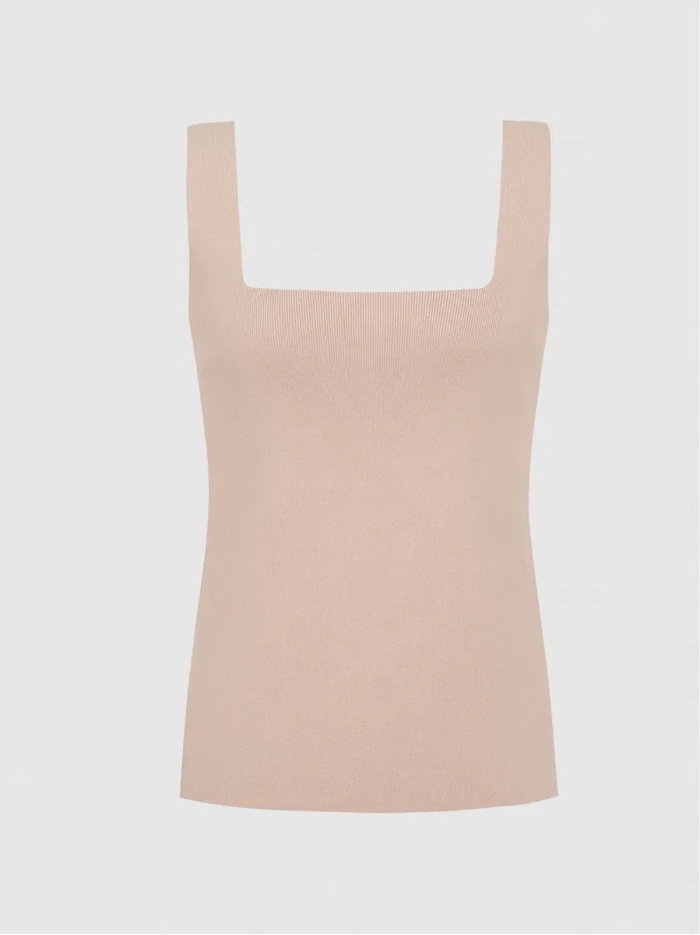 Reiss Devon Square Neck Top Pink NWT - Picture 4 of 12